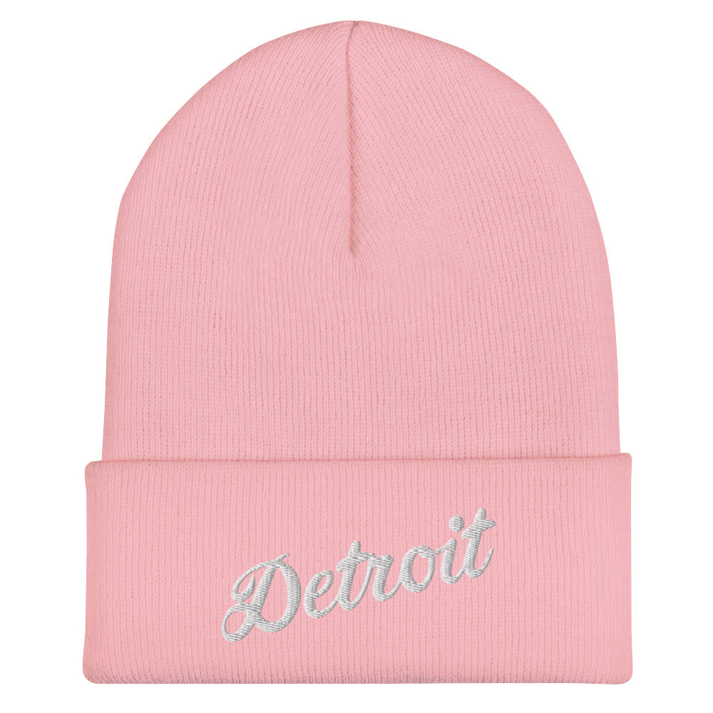 Detroit Script - Cuffed Beanie
