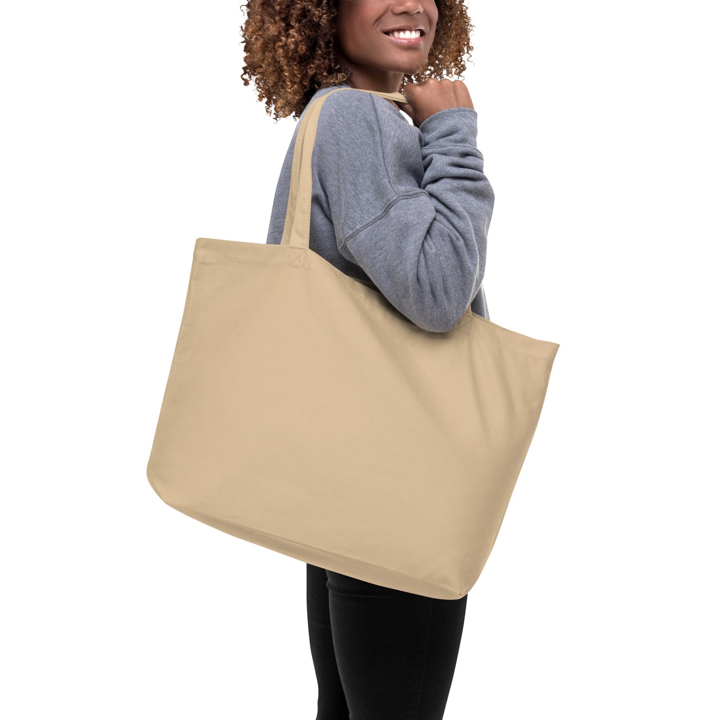 Eastern Market Flower Day - Large Organic Tote Bag