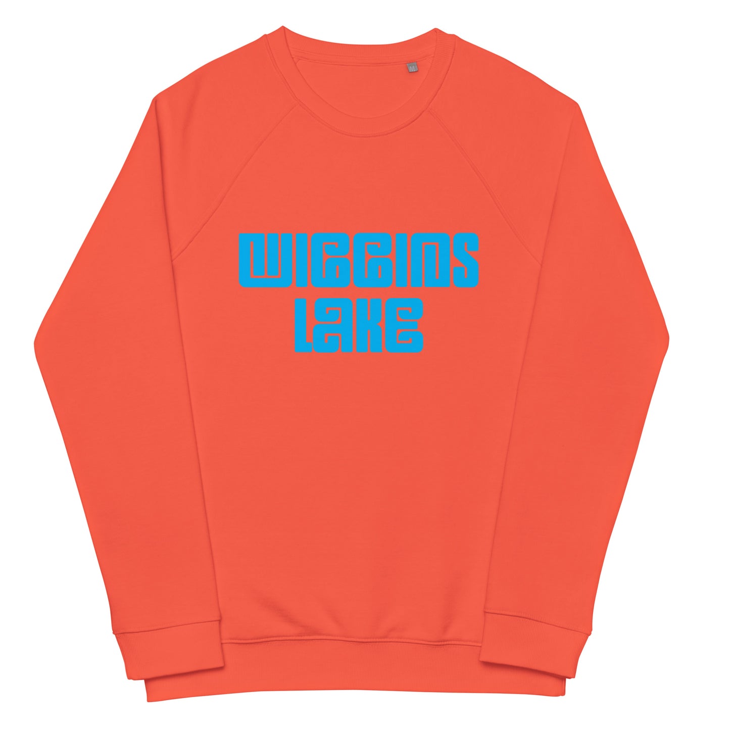 Wiggins Lake - Unisex Organic Raglan Sweatshirt
