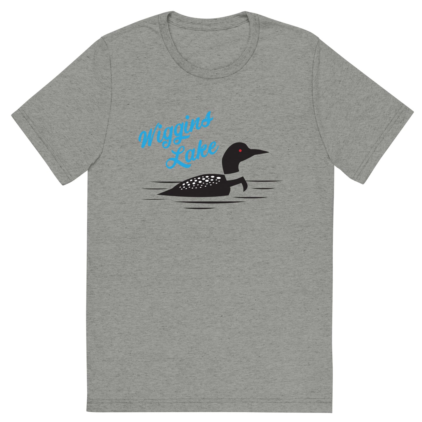Wiggins Lake Loon / Tri-Blend Unisex T-Shirt