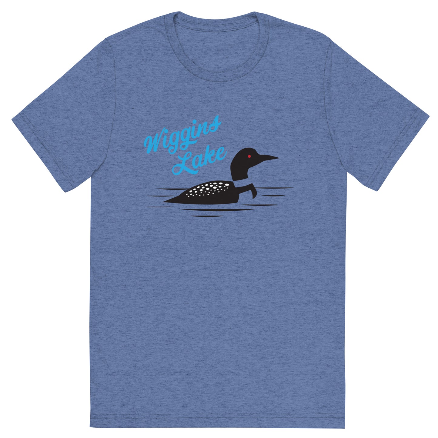 Wiggins Lake Loon / Tri-Blend Unisex T-Shirt