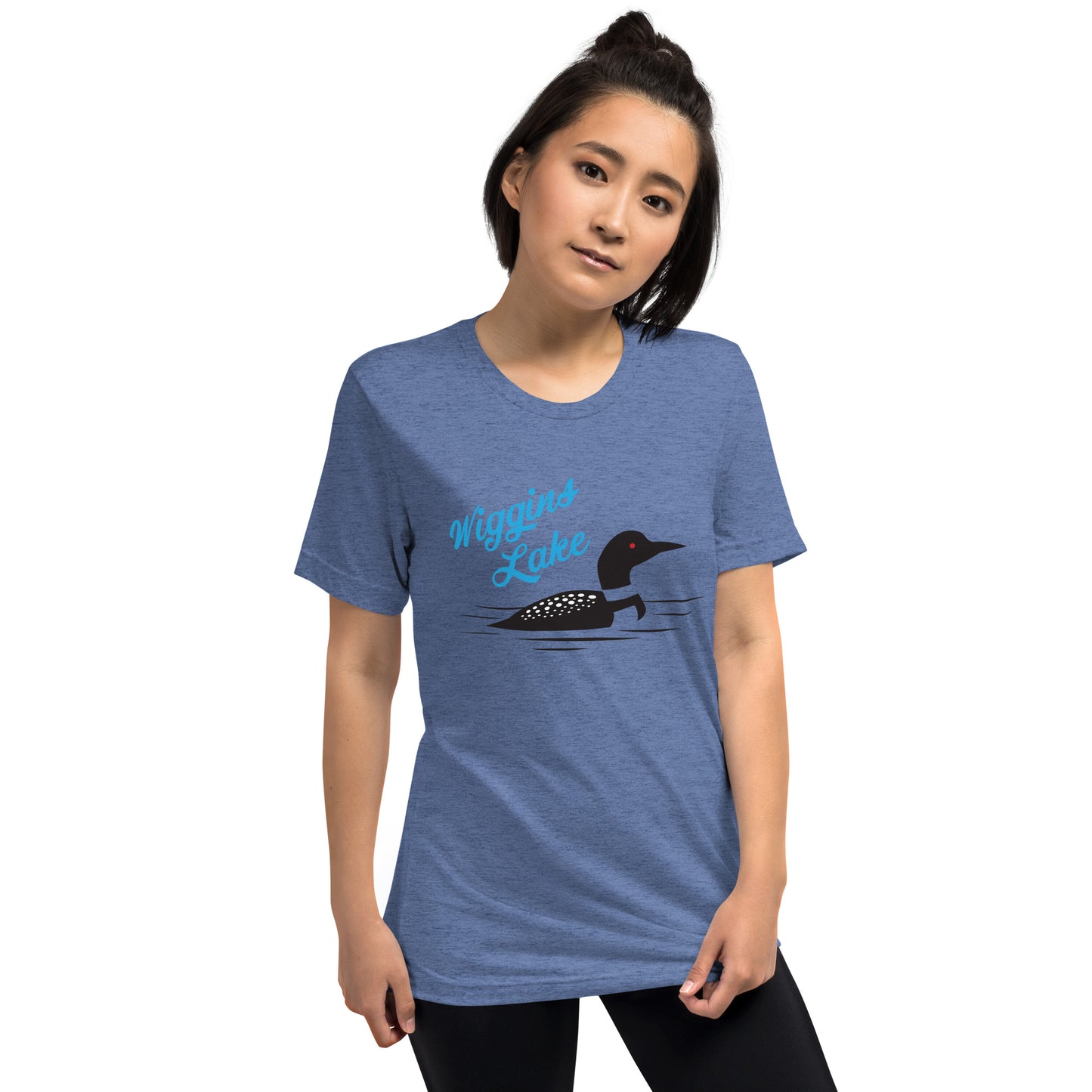 Wiggins Lake Loon / Tri-Blend Unisex T-Shirt