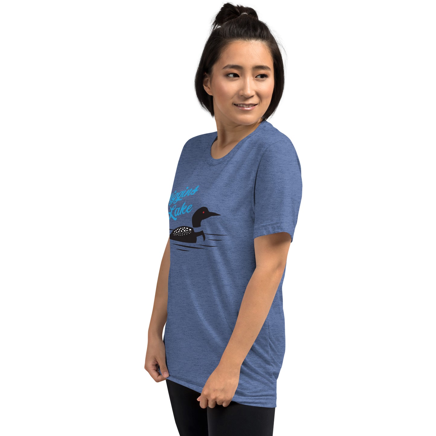 Wiggins Lake Loon / Tri-Blend Unisex T-Shirt