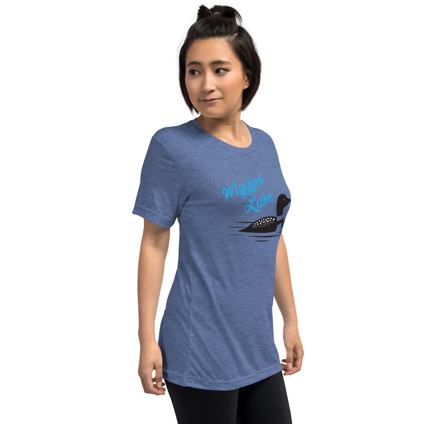 Wiggins Lake Loon / Tri-Blend Unisex T-Shirt