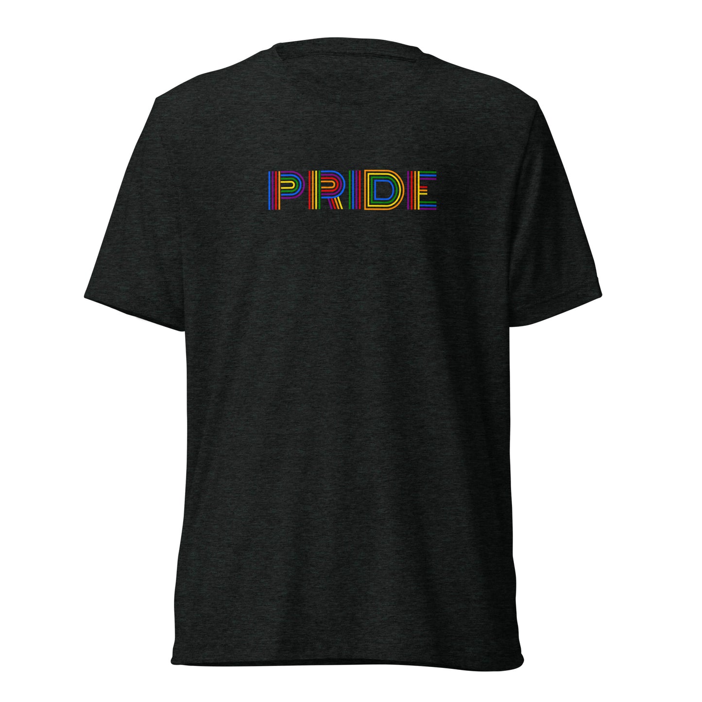 PRIDE Lines Logo Tri-blend Short Sleeve T-shirt