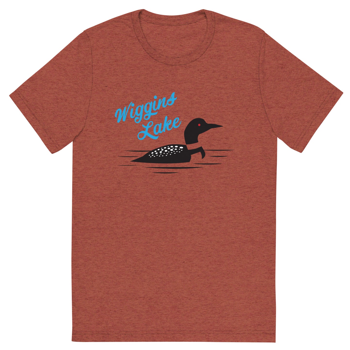 Wiggins Lake Loon / Tri-Blend Unisex T-Shirt