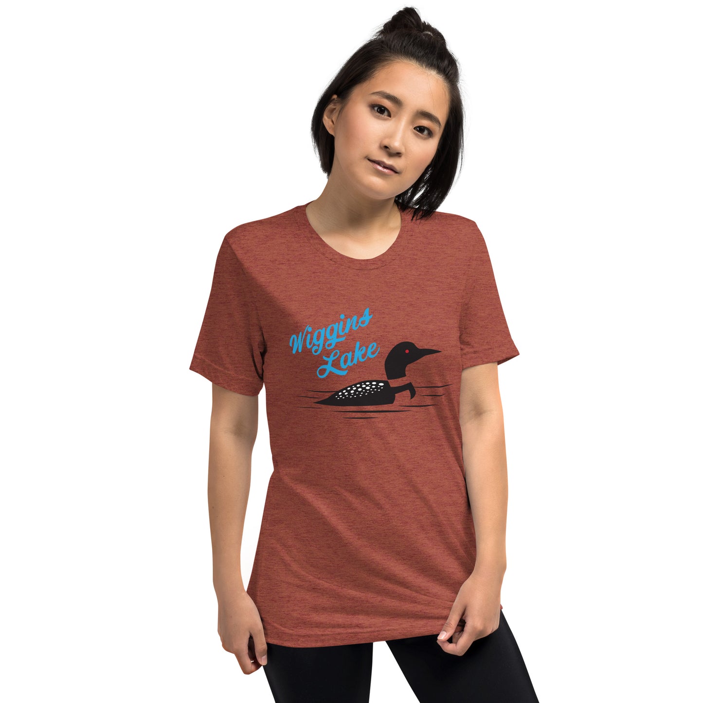 Wiggins Lake Loon / Tri-Blend Unisex T-Shirt