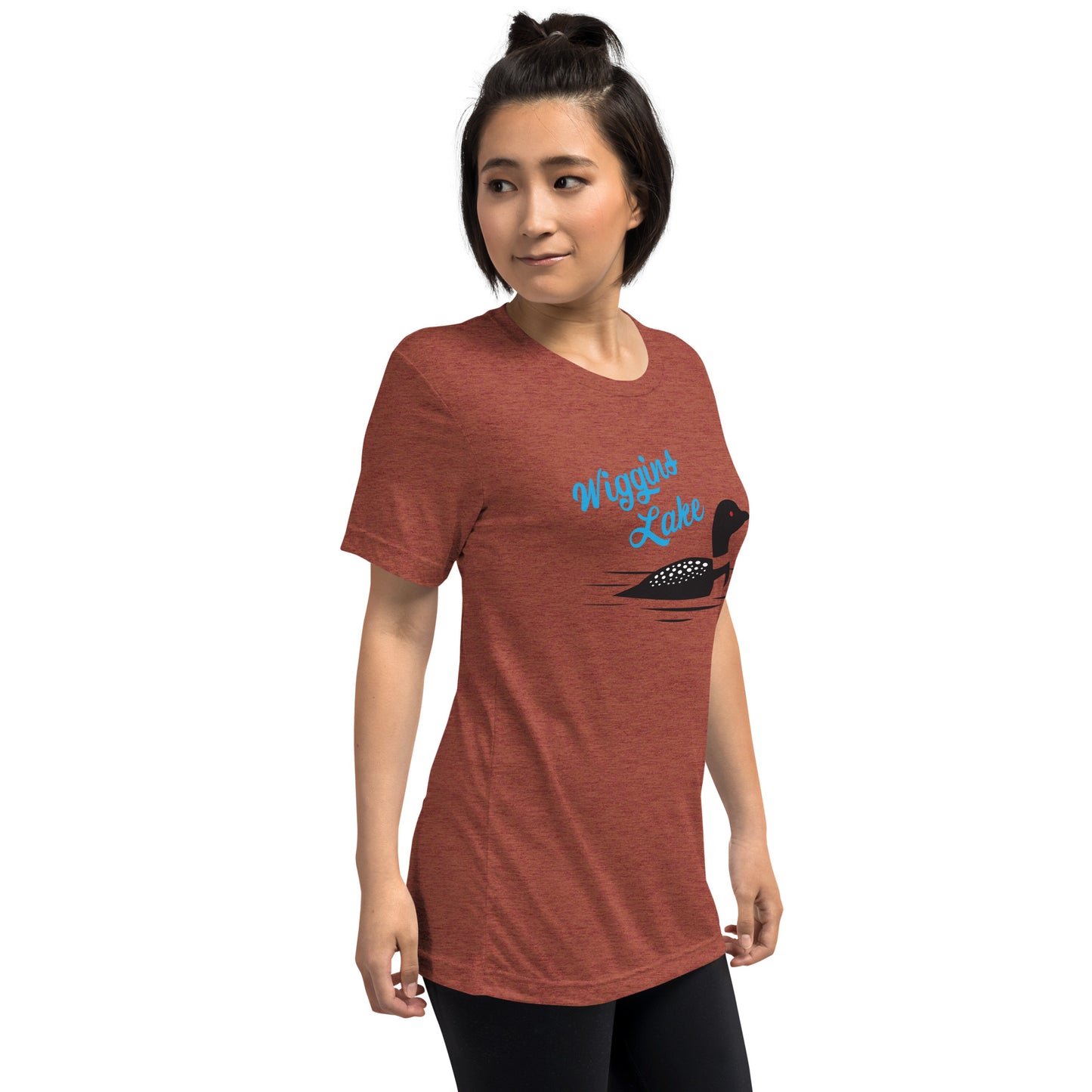 Wiggins Lake Loon / Tri-Blend Unisex T-Shirt