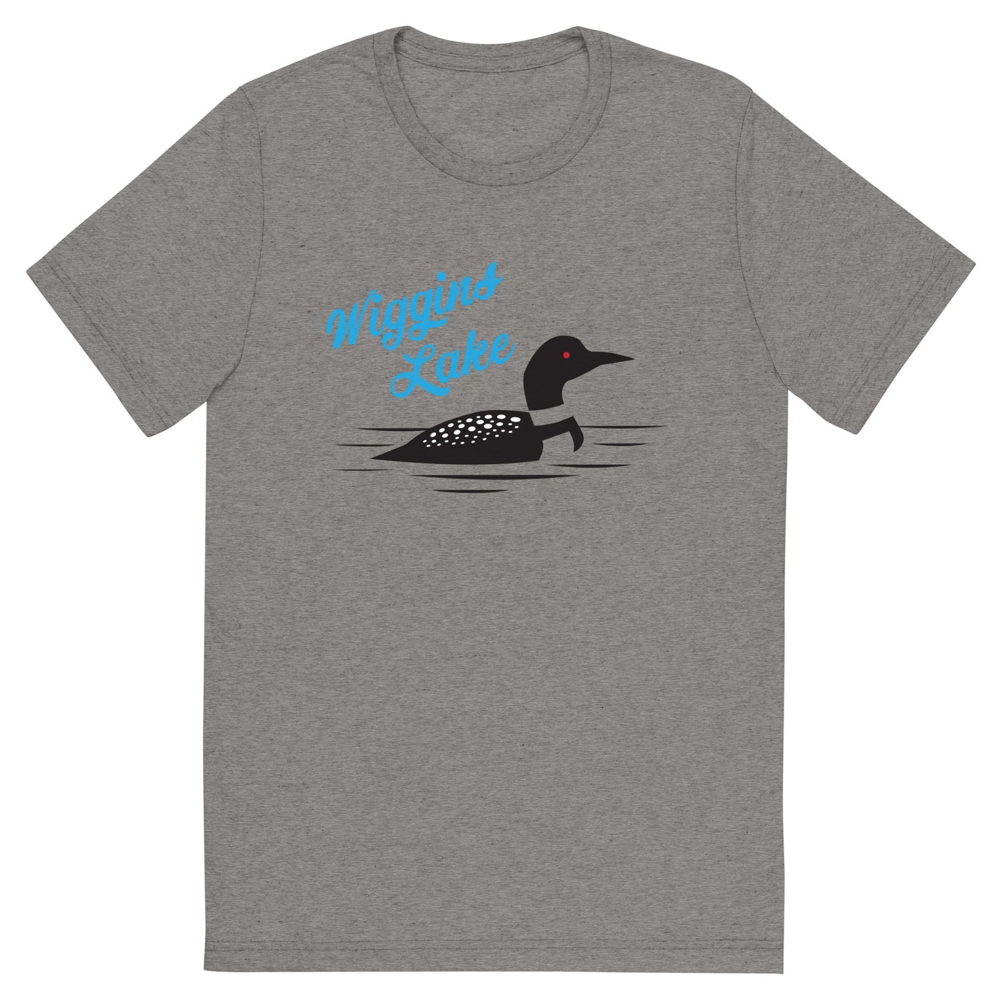 Wiggins Lake Loon / Tri-Blend Unisex T-Shirt