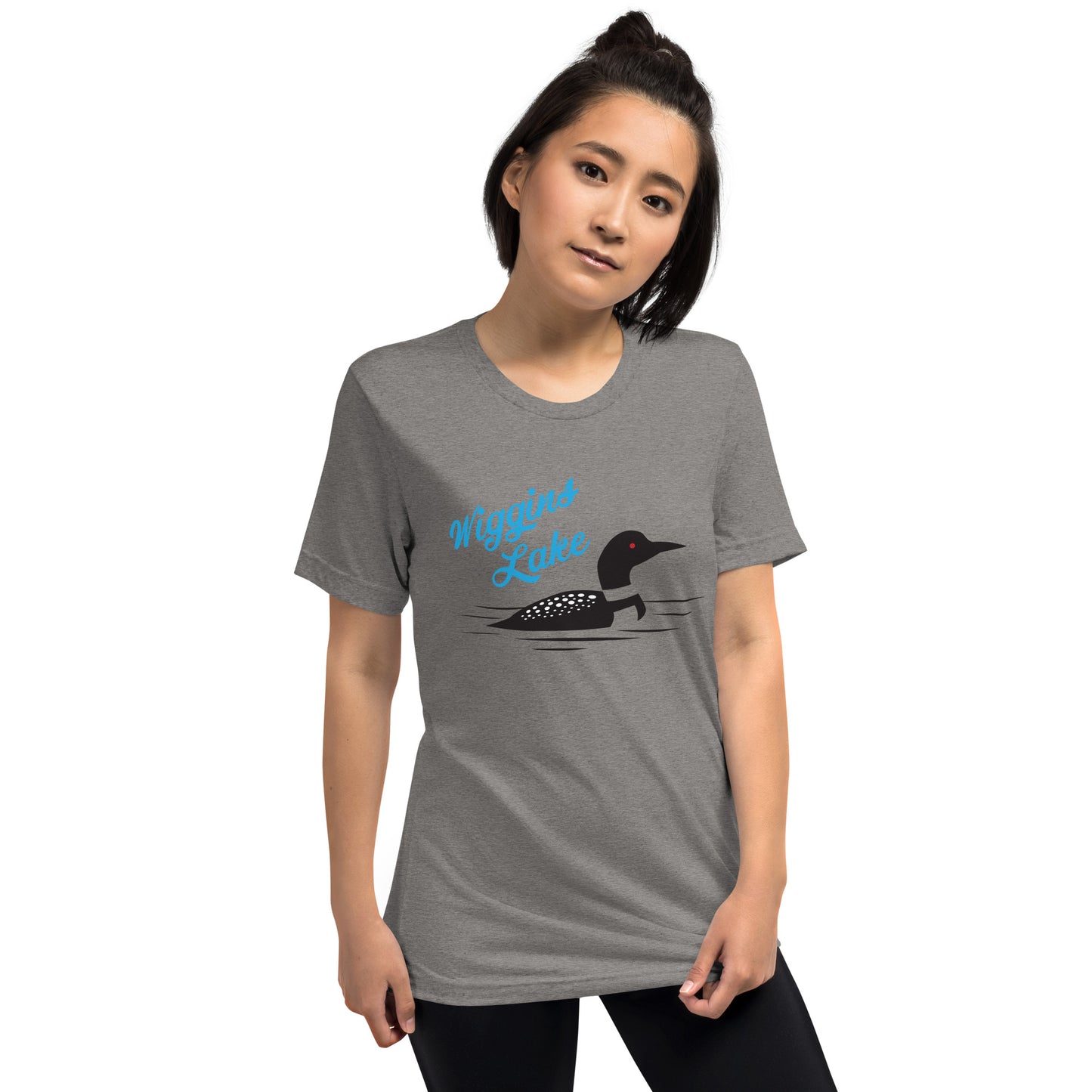Wiggins Lake Loon / Tri-Blend Unisex T-Shirt