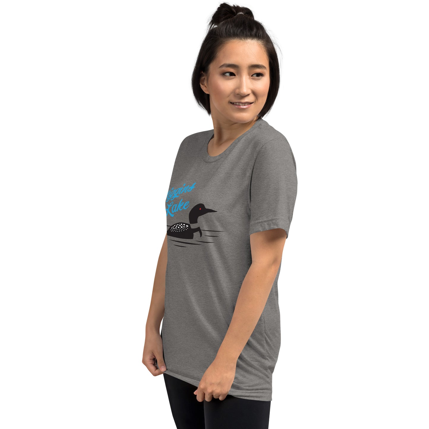 Wiggins Lake Loon / Tri-Blend Unisex T-Shirt