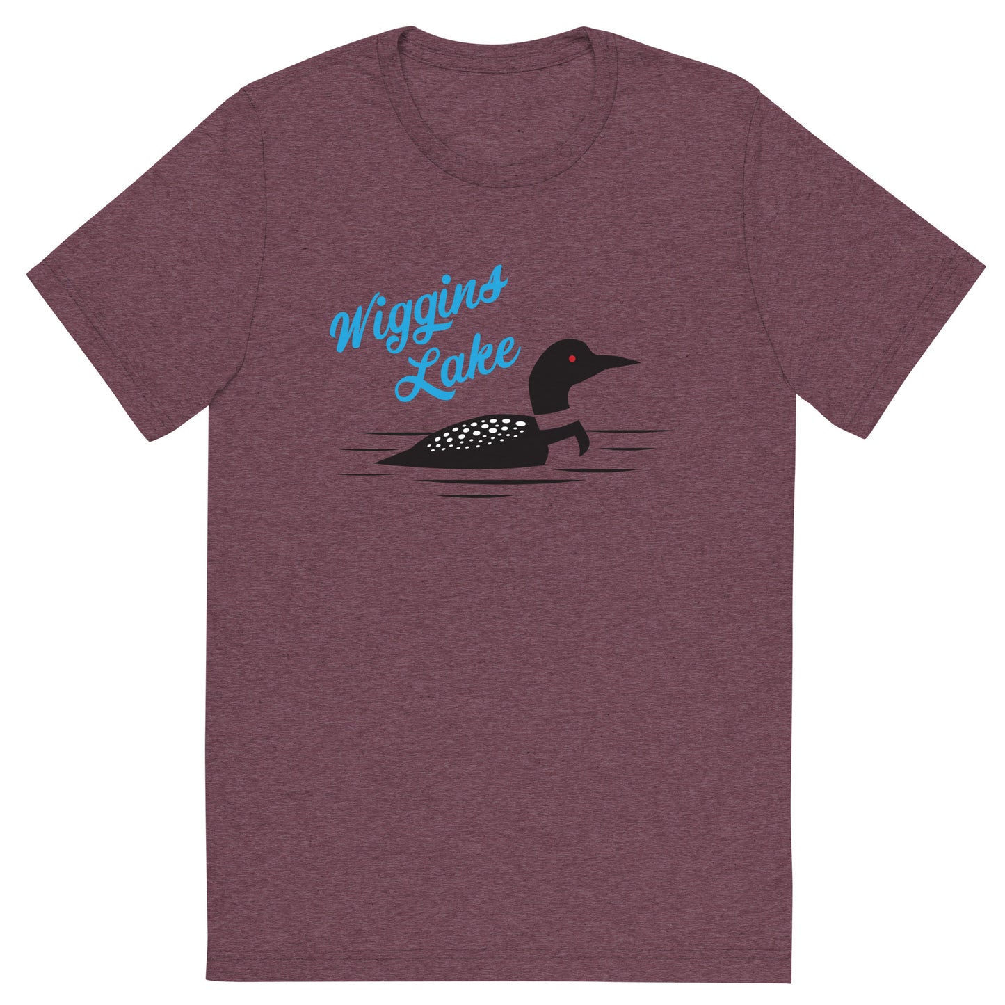 Wiggins Lake Loon / Tri-Blend Unisex T-Shirt