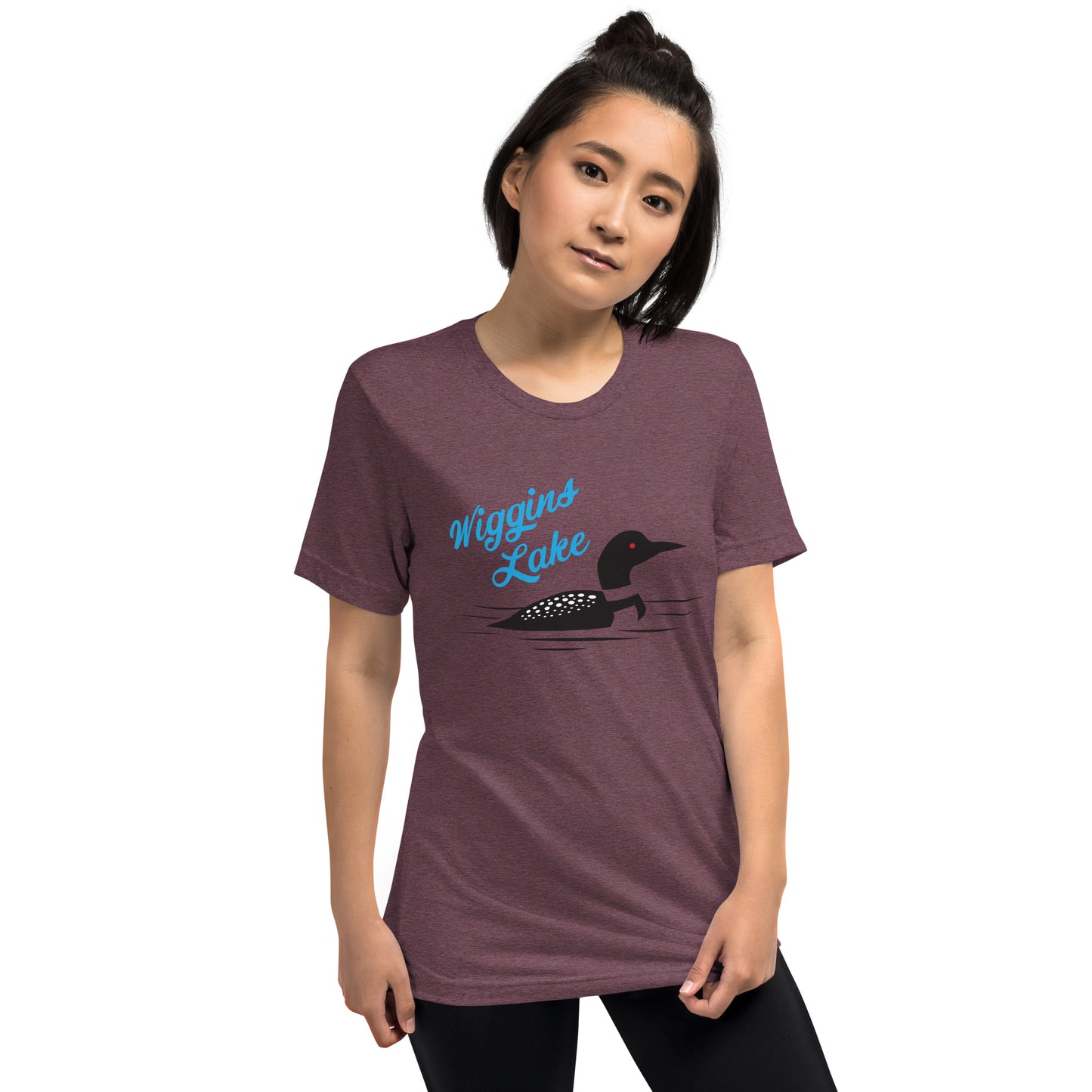 Wiggins Lake Loon / Tri-Blend Unisex T-Shirt