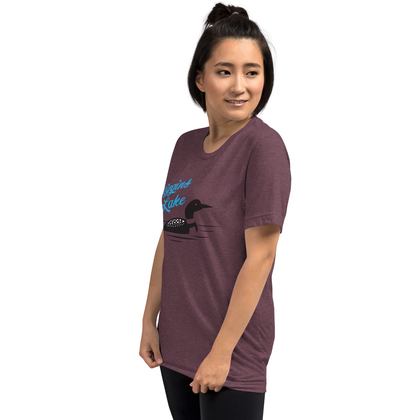 Wiggins Lake Loon / Tri-Blend Unisex T-Shirt