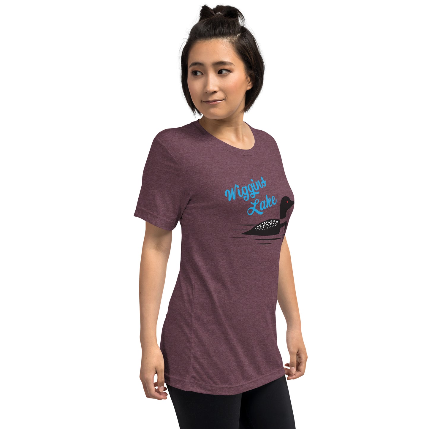 Wiggins Lake Loon / Tri-Blend Unisex T-Shirt