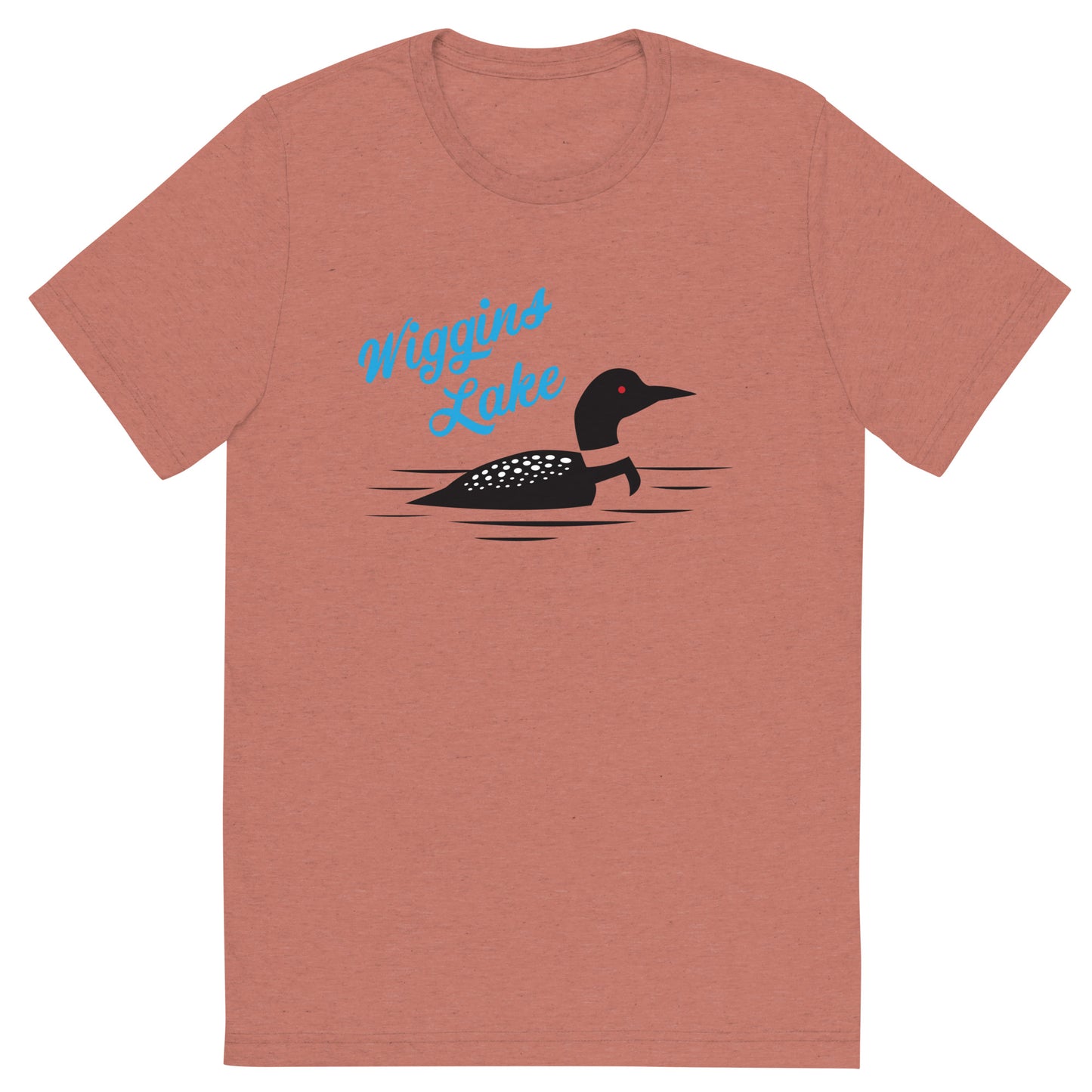 Wiggins Lake Loon / Tri-Blend Unisex T-Shirt