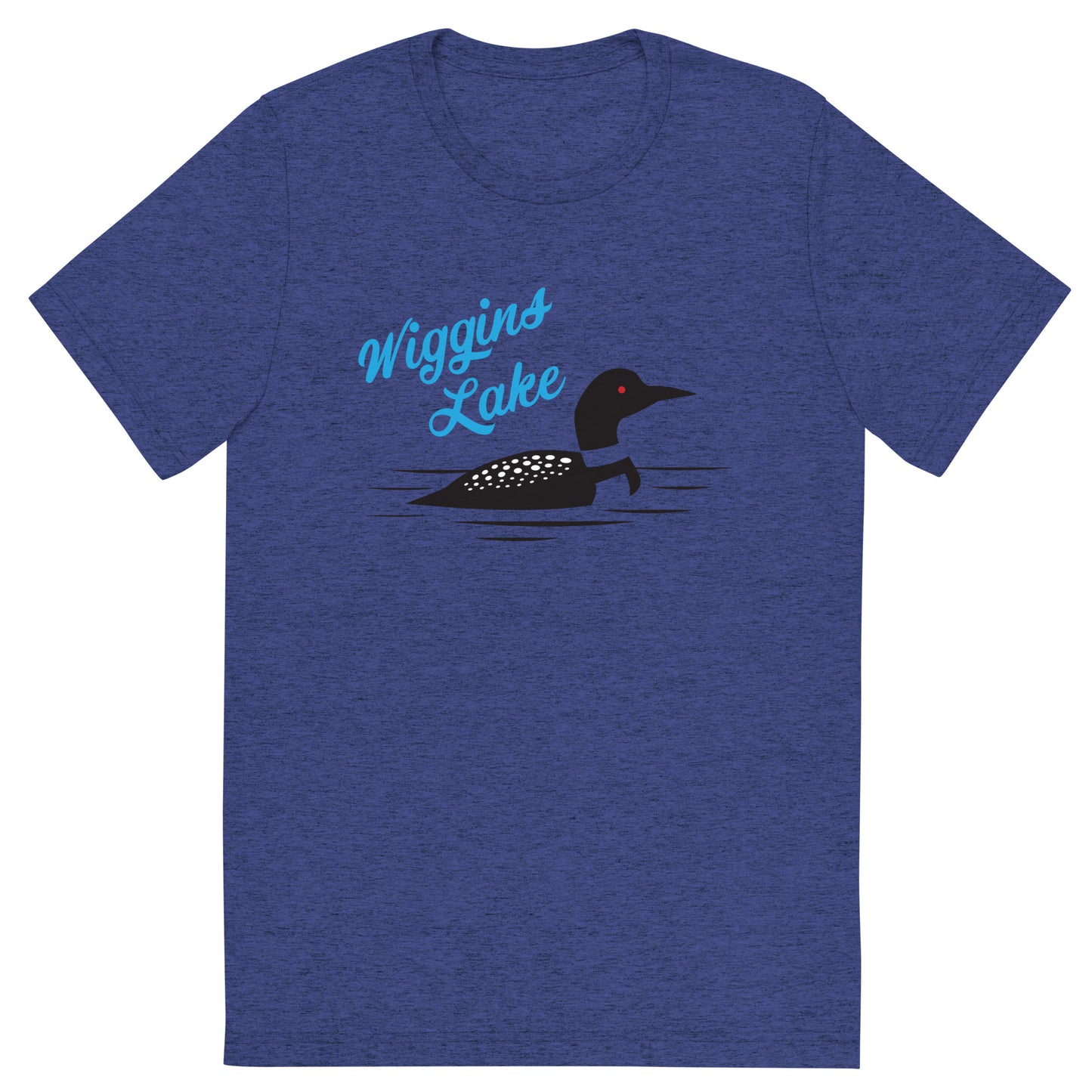 Wiggins Lake Loon / Tri-Blend Unisex T-Shirt