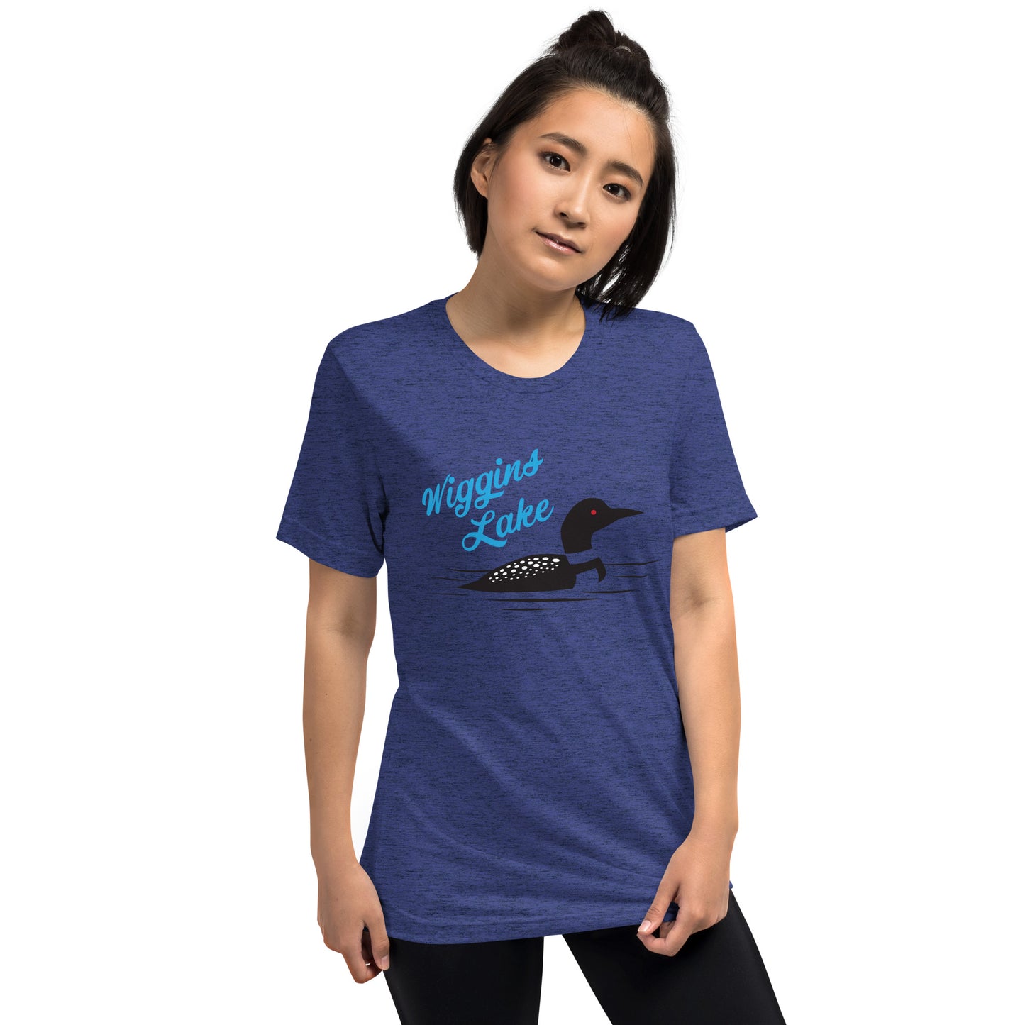 Wiggins Lake Loon / Tri-Blend Unisex T-Shirt