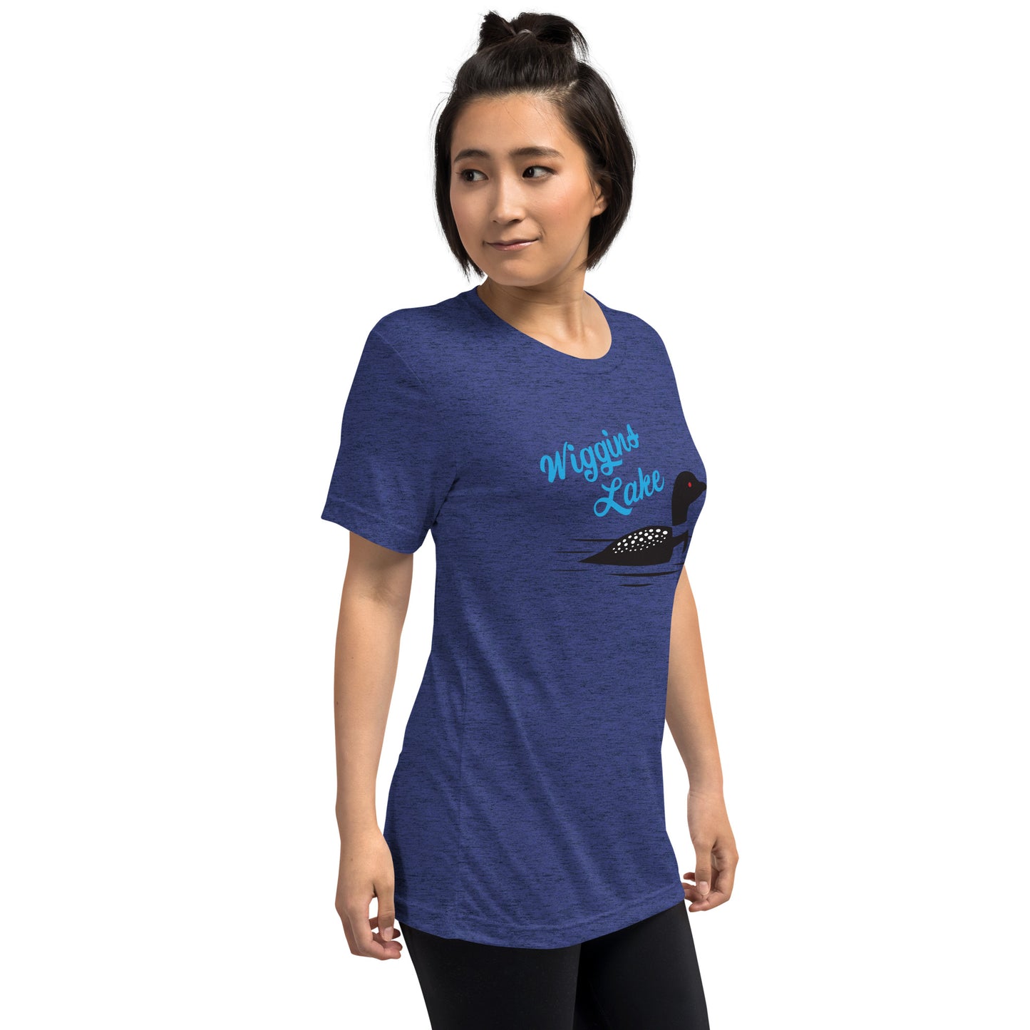 Wiggins Lake Loon / Tri-Blend Unisex T-Shirt