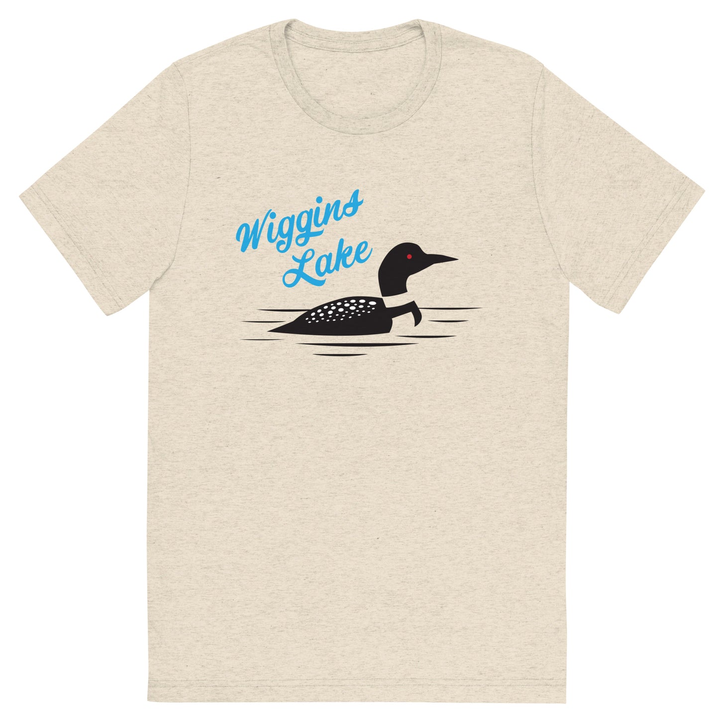 Wiggins Lake Loon / Tri-Blend Unisex T-Shirt