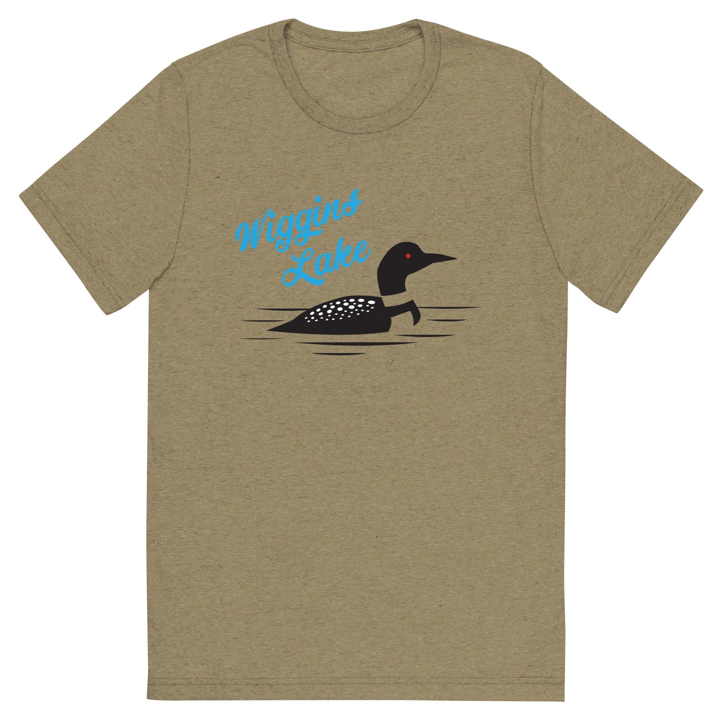 Wiggins Lake Loon / Tri-Blend Unisex T-Shirt