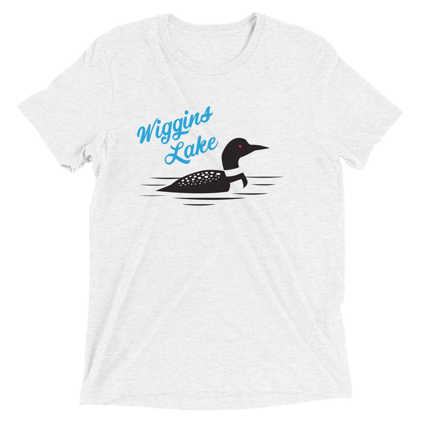 Wiggins Lake Loon / Tri-Blend Unisex T-Shirt