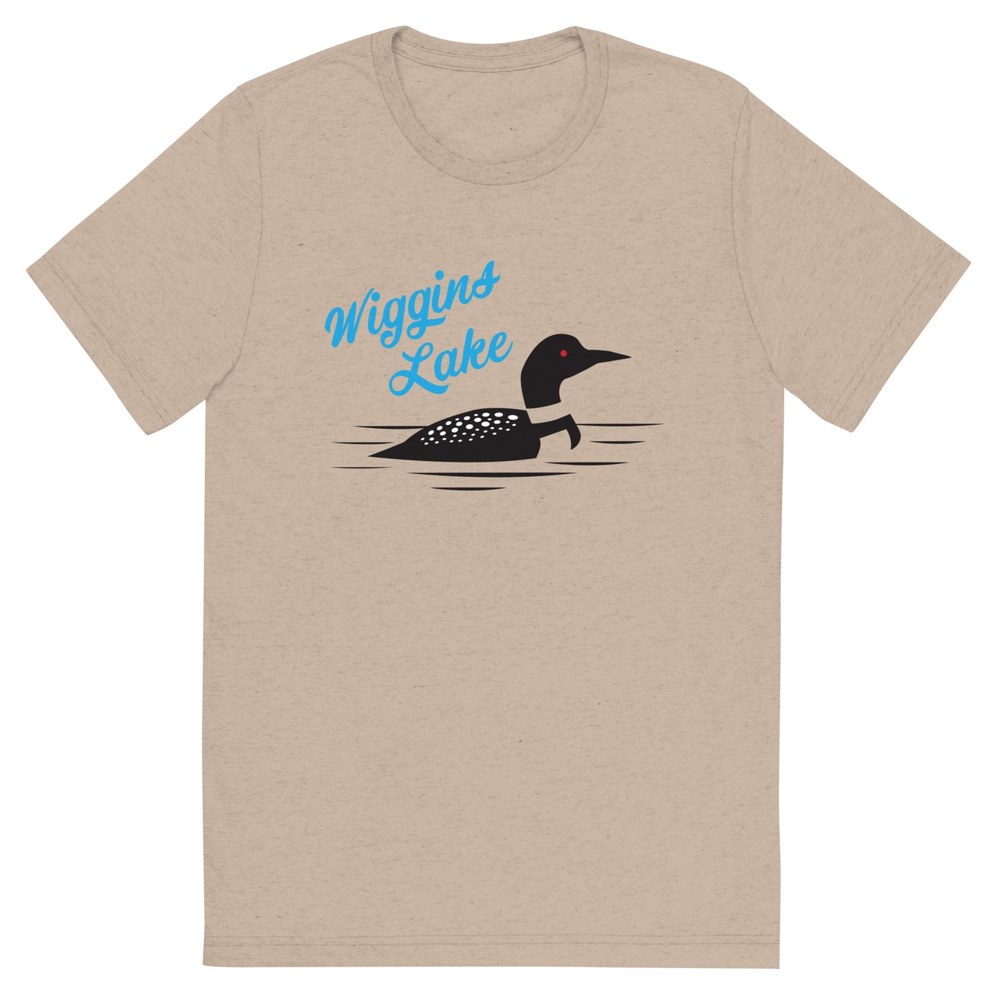Wiggins Lake Loon / Tri-Blend Unisex T-Shirt