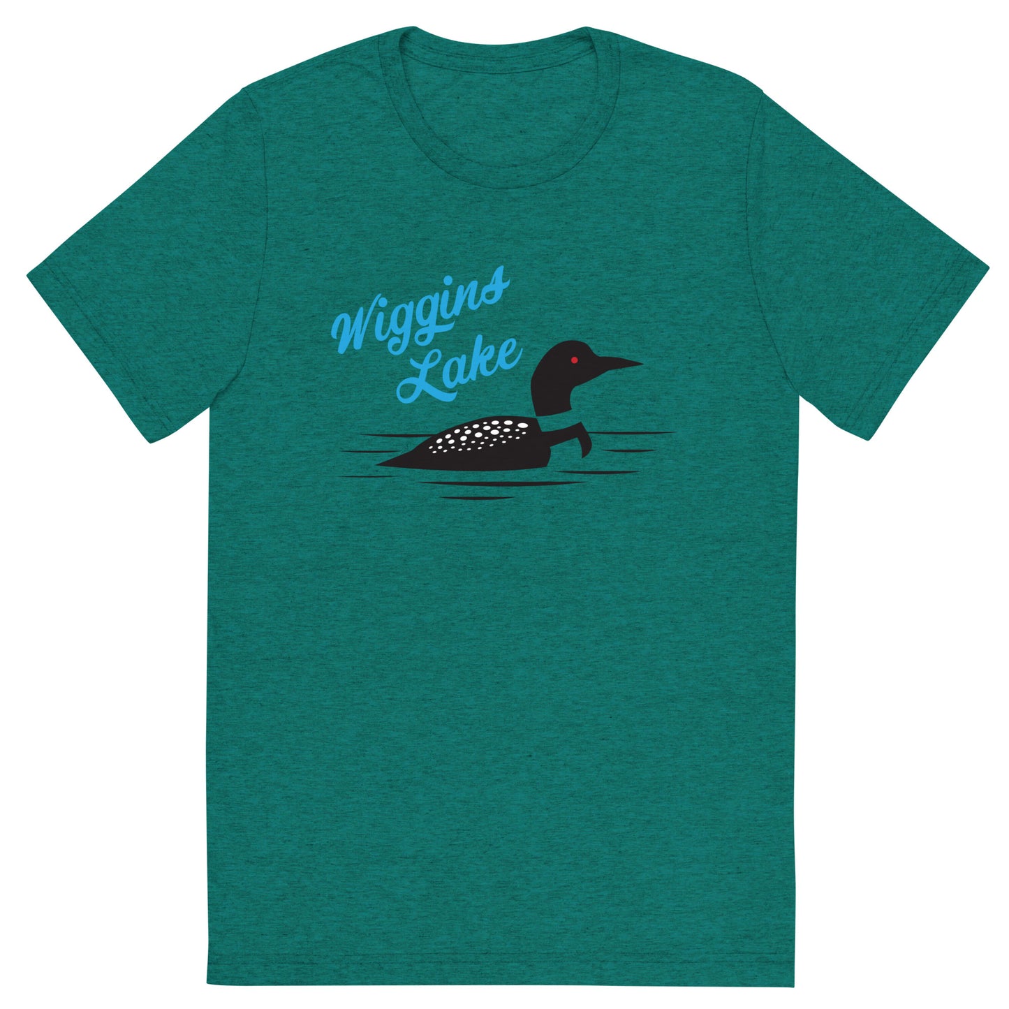 Wiggins Lake Loon / Tri-Blend Unisex T-Shirt