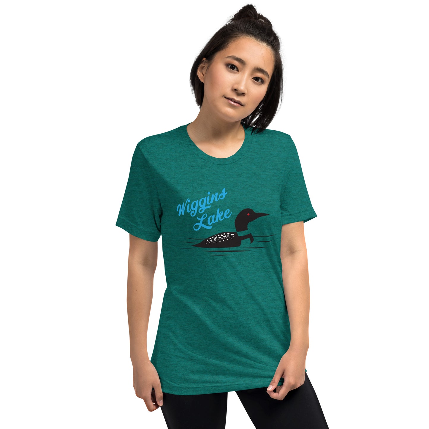 Wiggins Lake Loon / Tri-Blend Unisex T-Shirt