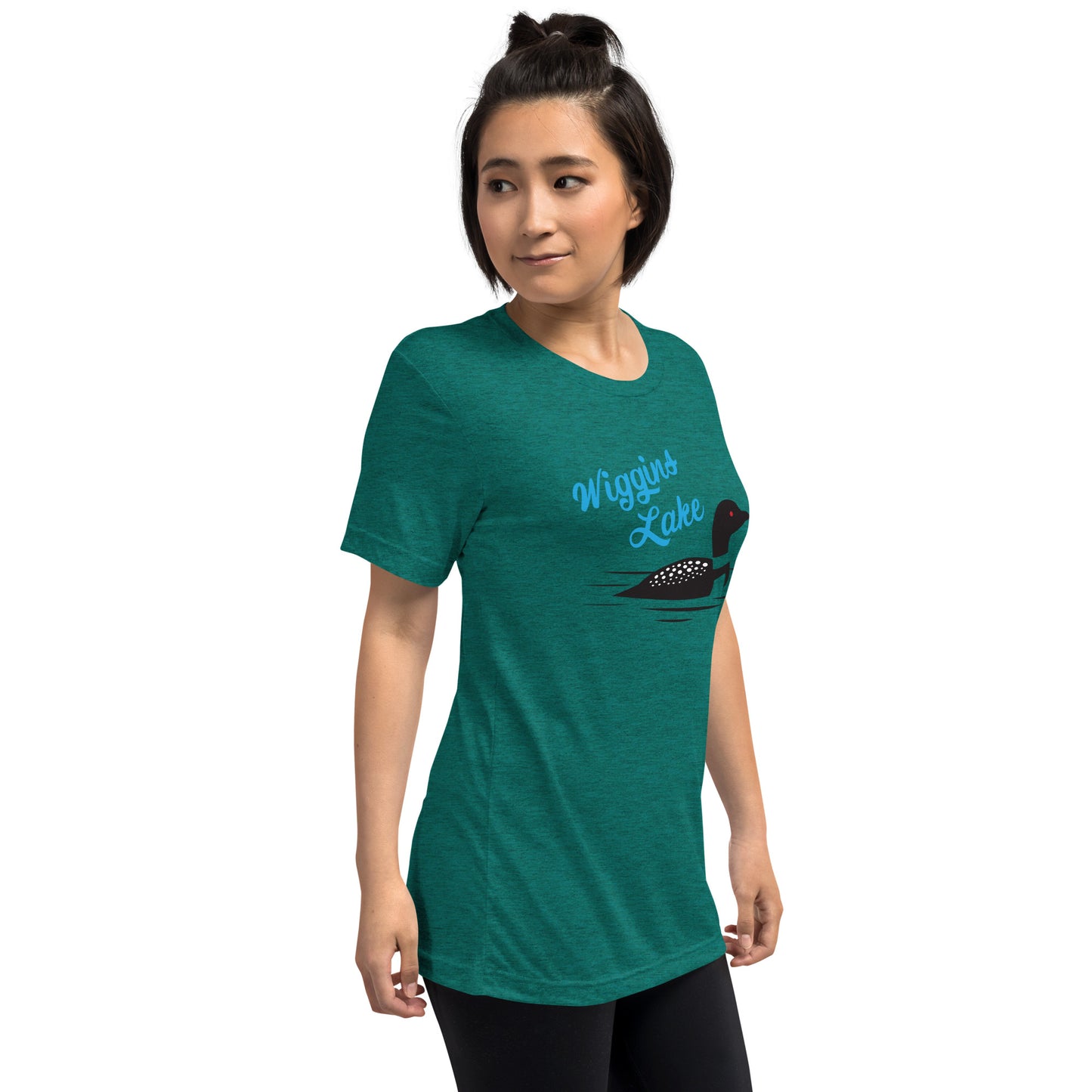 Wiggins Lake Loon / Tri-Blend Unisex T-Shirt