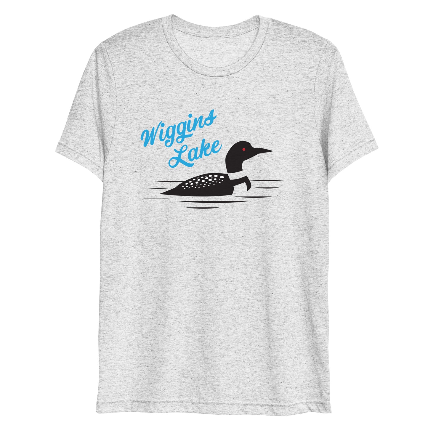 Wiggins Lake Loon / Tri-Blend Unisex T-Shirt