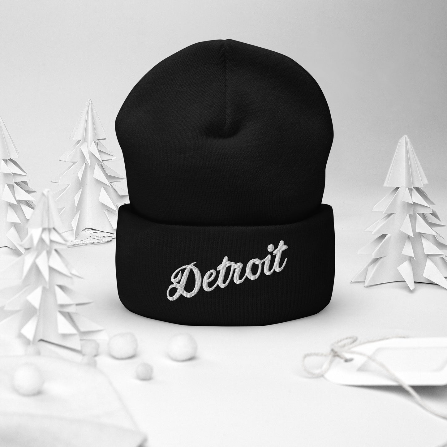 Detroit Script - Cuffed Beanie