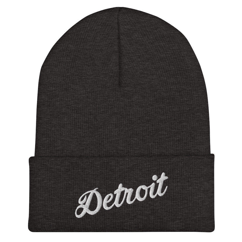 Detroit Script - Cuffed Beanie