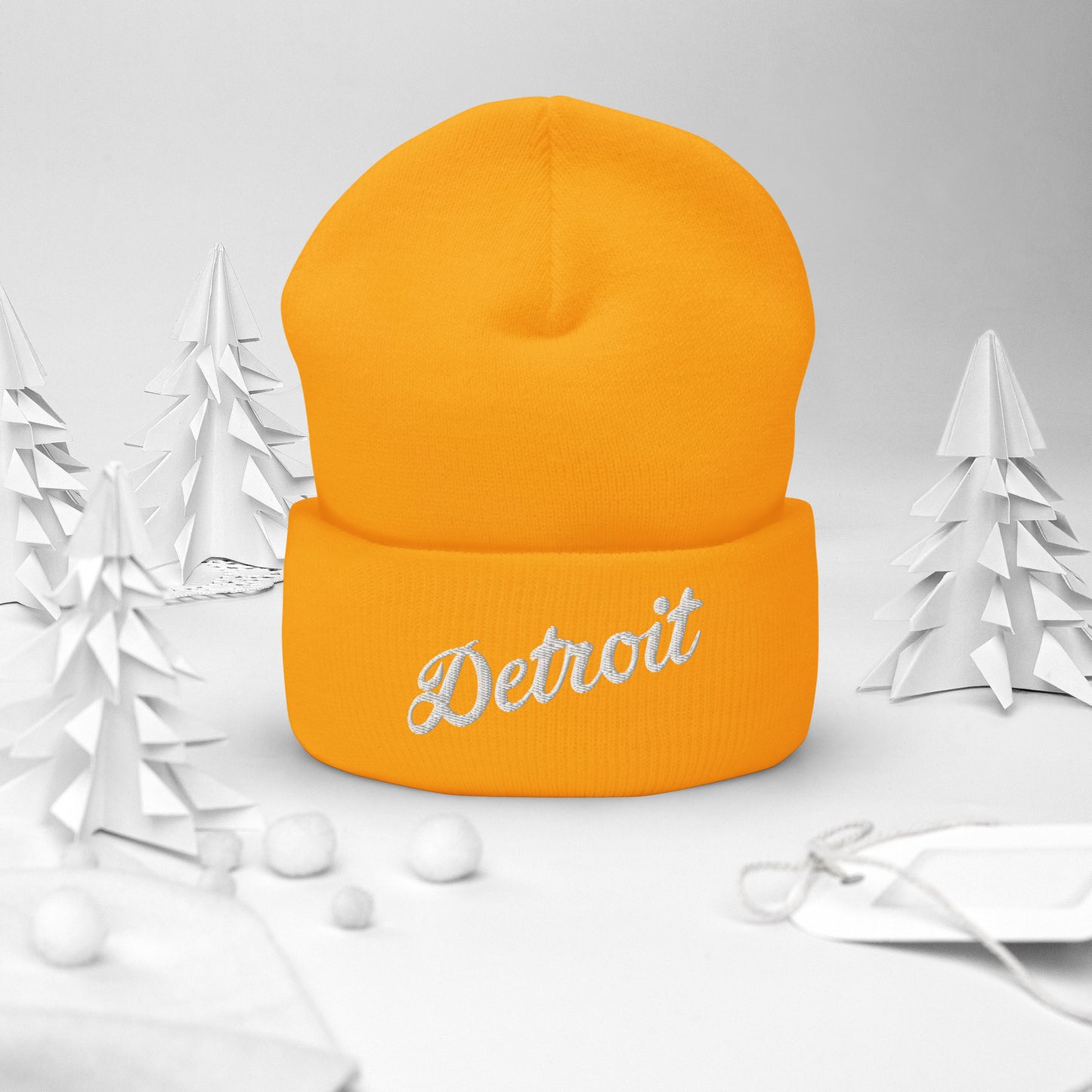 Detroit Script - Cuffed Beanie