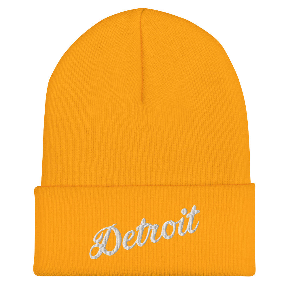 Detroit Script - Cuffed Beanie