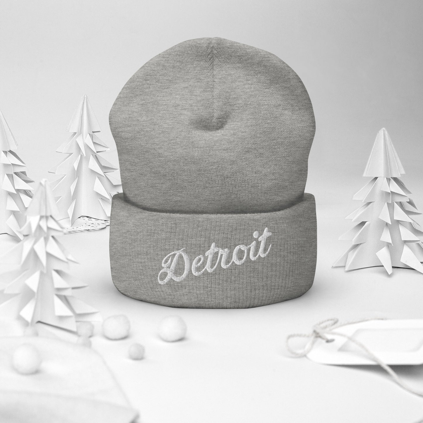 Detroit Script - Cuffed Beanie