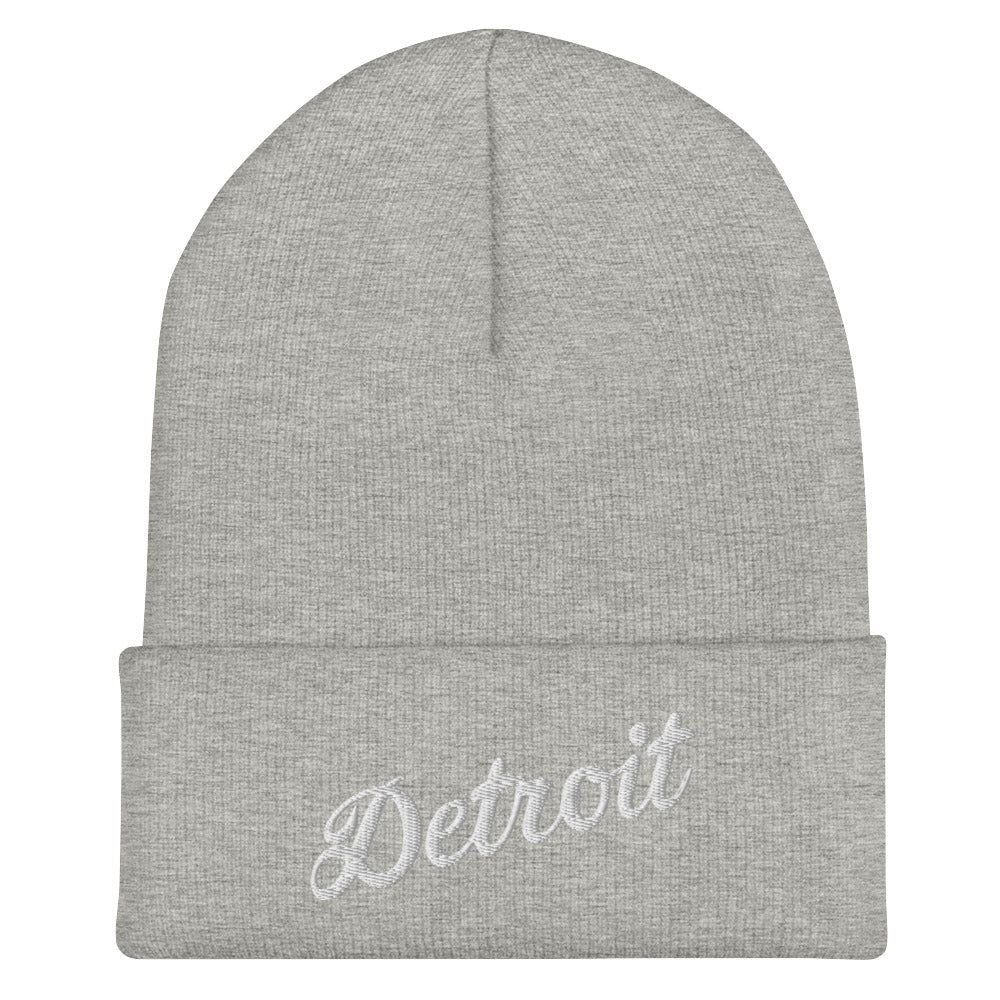 Detroit Script - Cuffed Beanie