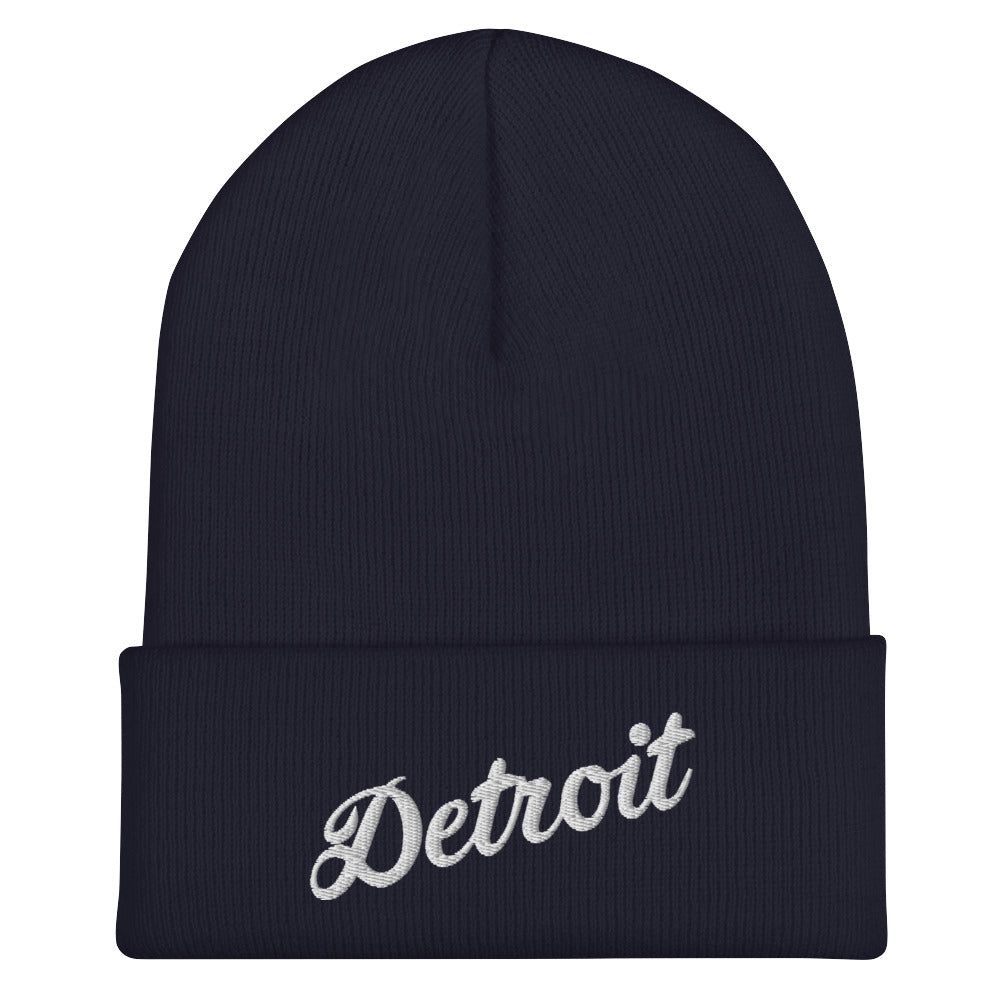 Detroit Script - Cuffed Beanie