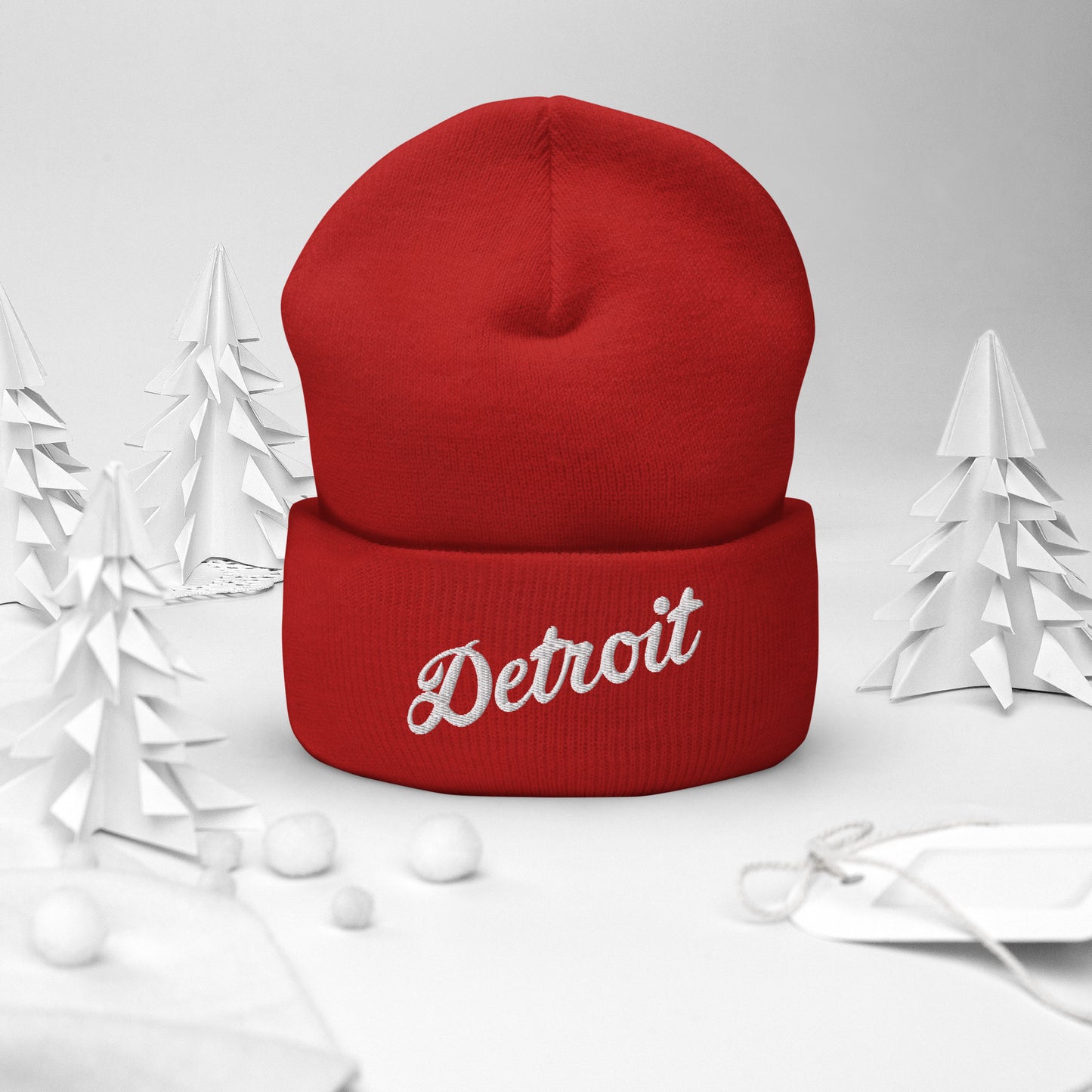 Detroit Script - Cuffed Beanie