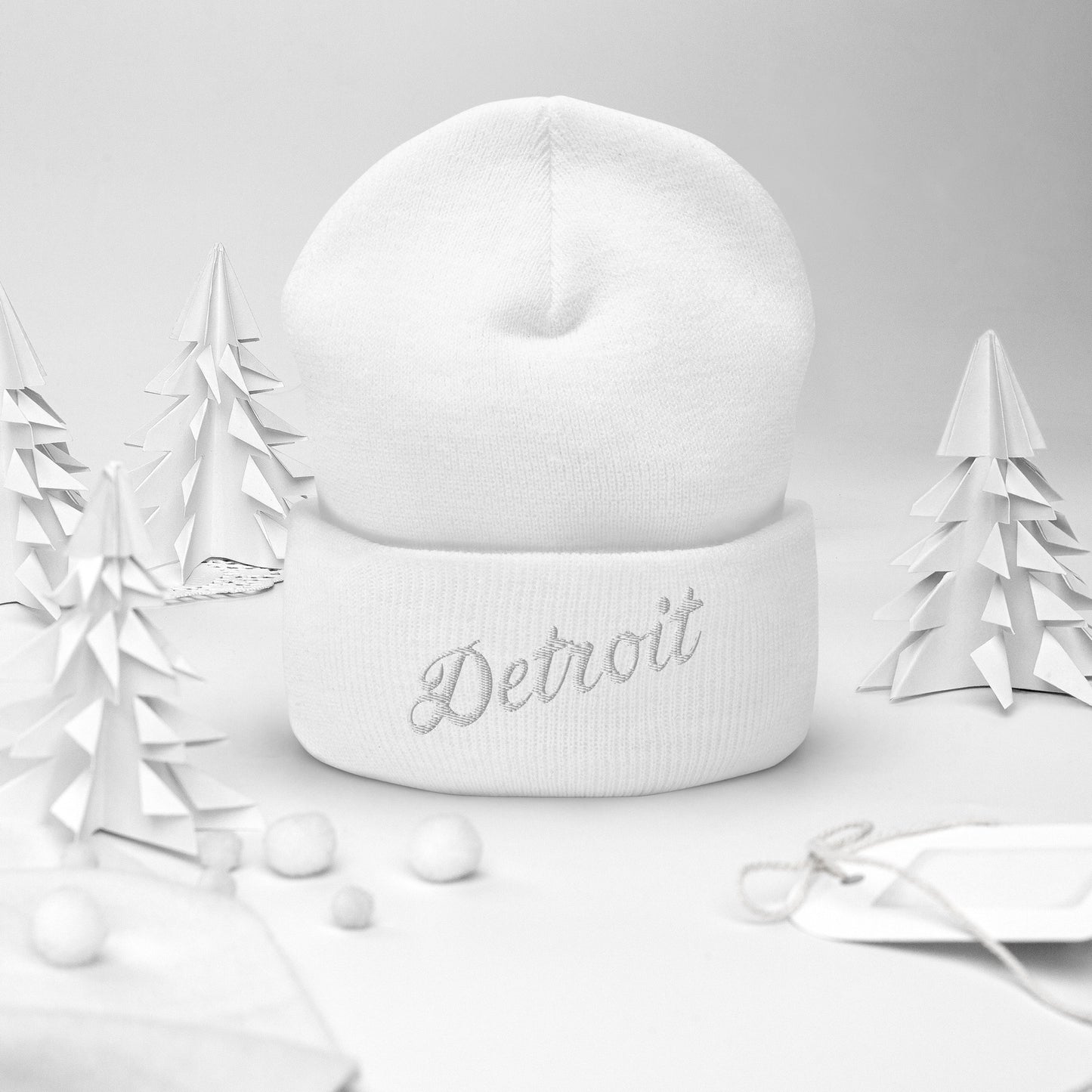 Detroit Script - Cuffed Beanie