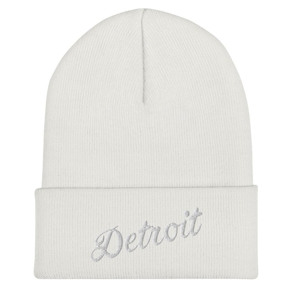 Detroit Script - Cuffed Beanie