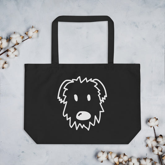 Floof Poof II - Large Organic Tote Bag