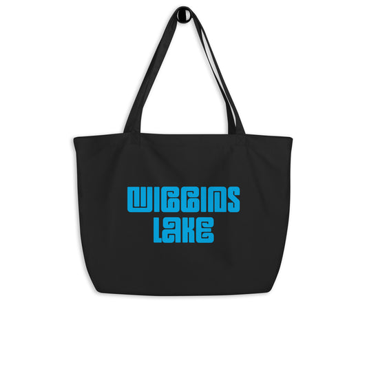 Wiggins Lake - Large Organic Tote Bag