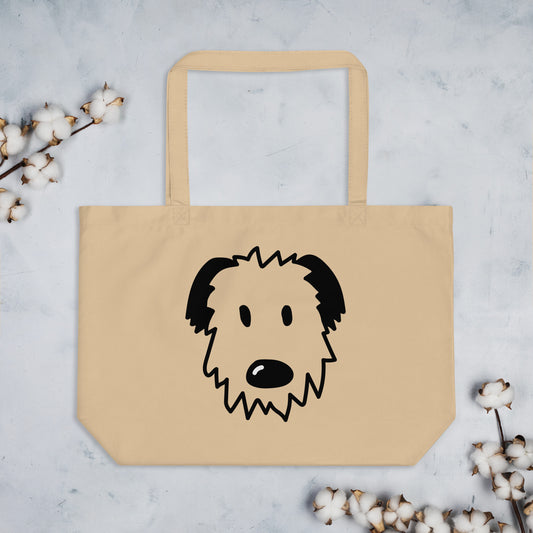 Floof Poof Doggo - Large organic tote bag