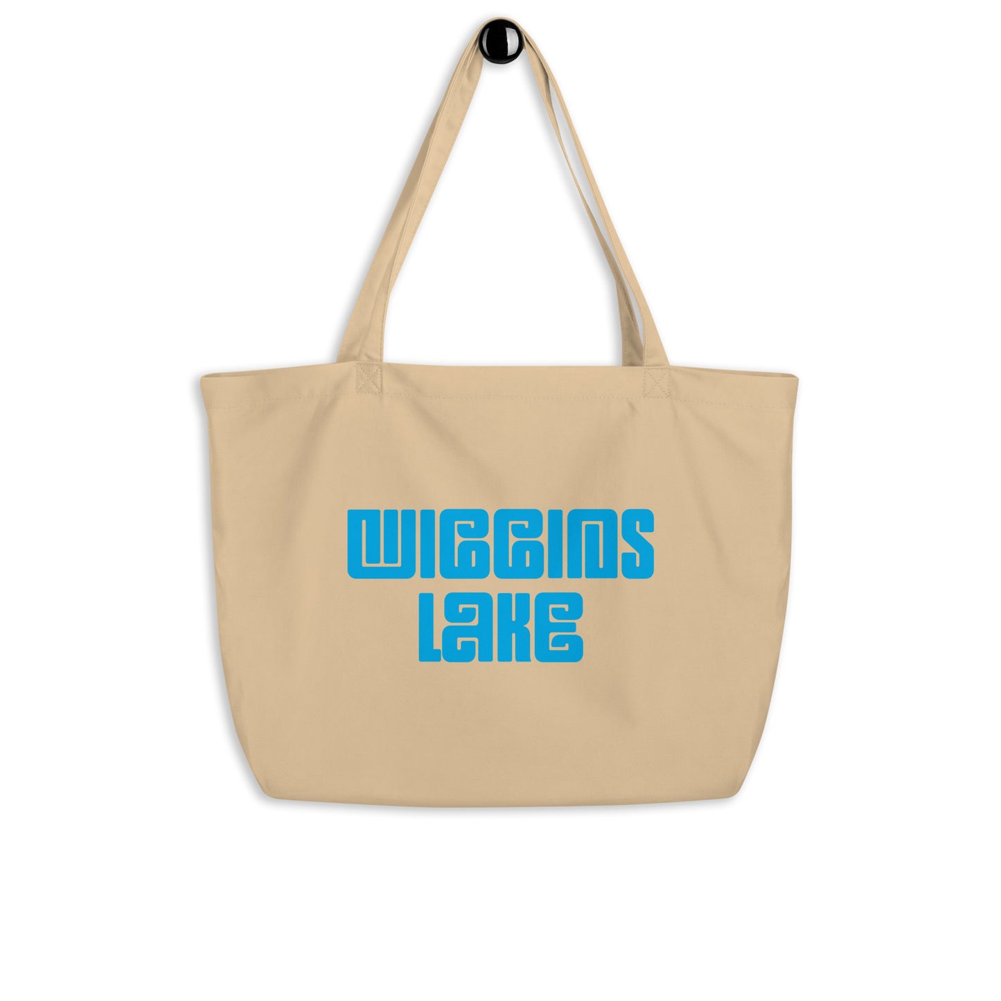 Wiggins Lake - Large Organic Tote Bag