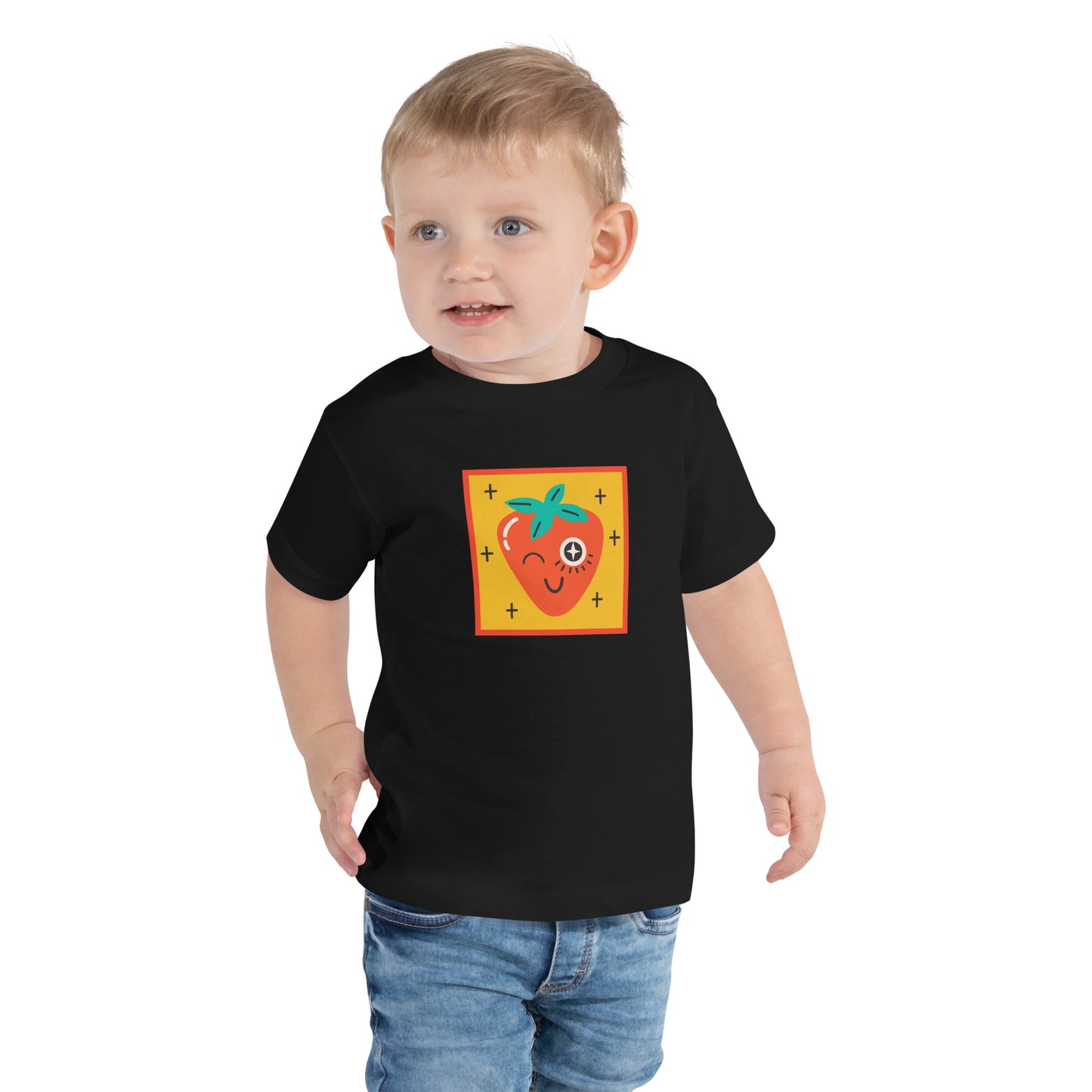 Strawberry Wink - Toddler Short Sleeve Tee