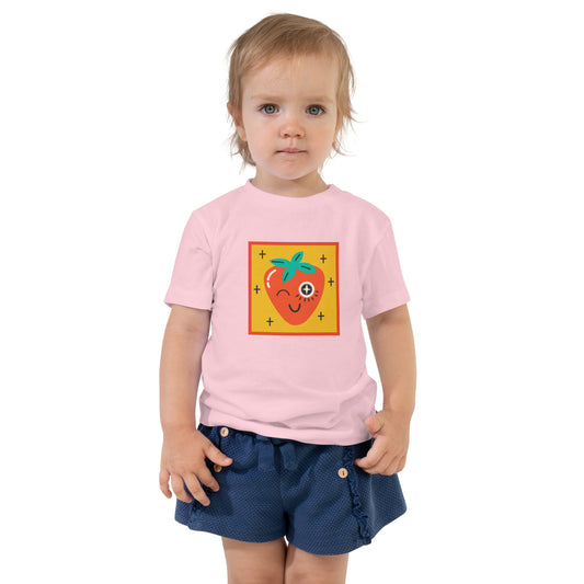 Strawberry Wink - Toddler Short Sleeve Tee