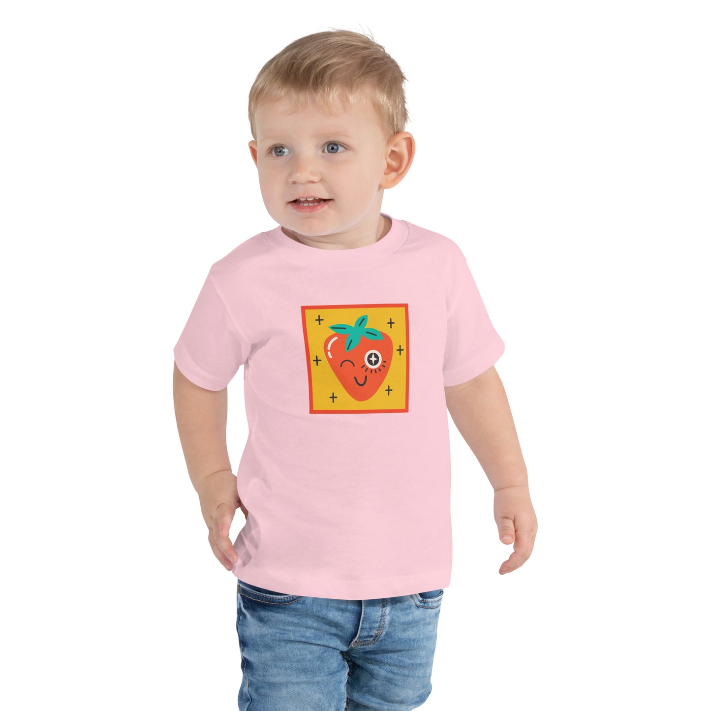 Strawberry Wink - Toddler Short Sleeve Tee