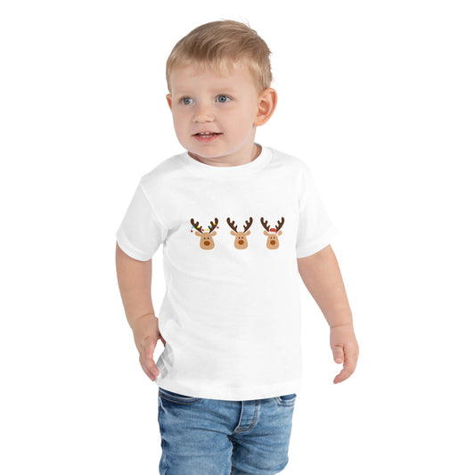 Silly Reindeer - Toddler Short Sleeve Tee