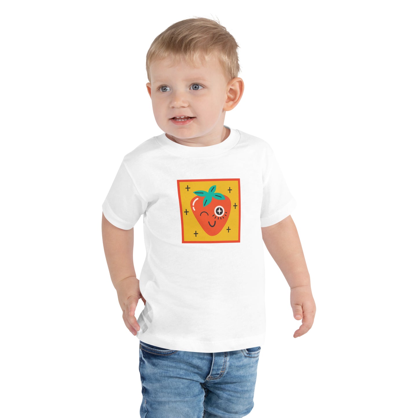 Strawberry Wink - Toddler Short Sleeve Tee